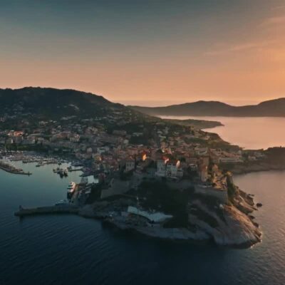 Calvi au coucher de soleil