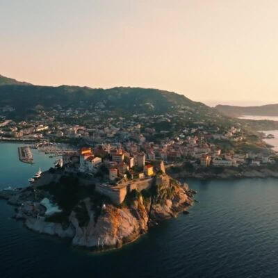 Calvi au coucher de soleil