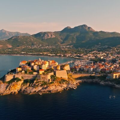 Citadelle de Calvi au coucher de soleil
