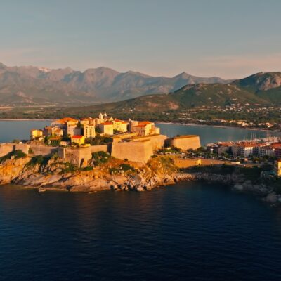 Citadelle de Calvi au coucher de soleil