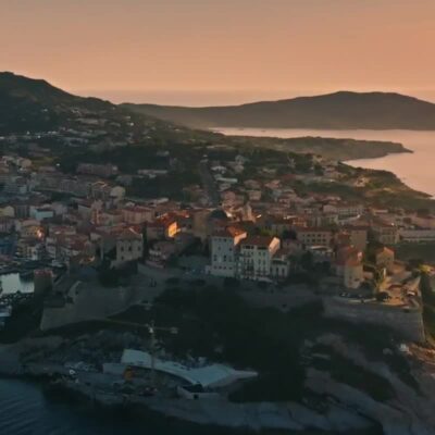 Calvi au coucher de soleil