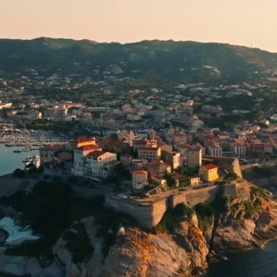 Citadelle de Calvi au coucher de soleil