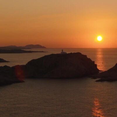L'Ile-Rousse au coucher de soleil