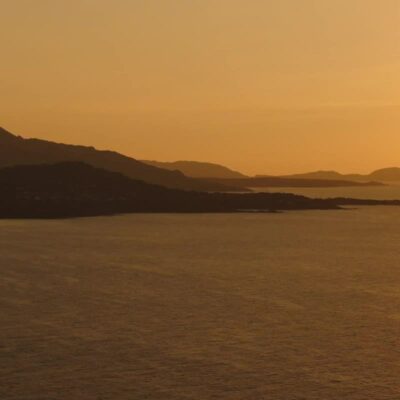 L'Ile-Rousse au coucher de soleil