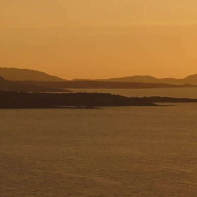 L'Ile-Rousse au coucher de soleil