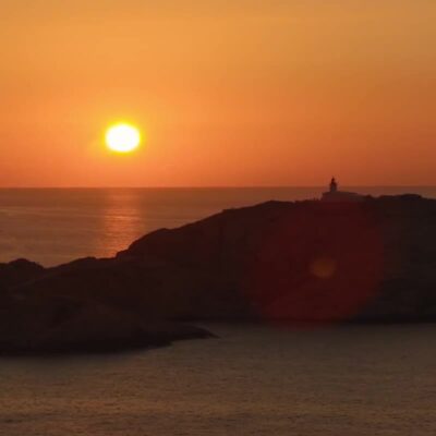 L'Ile-Rousse au coucher de soleil