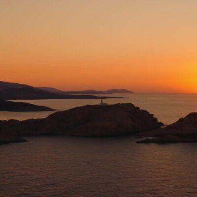 L'Ile-Rousse au coucher de soleil