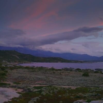 Pointe de Spano au coucher de soleil