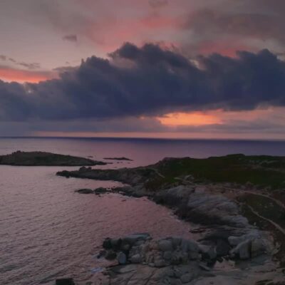 Pointe de Spano au coucher de soleil