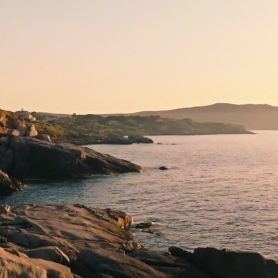 Calvi au coucher de soleil