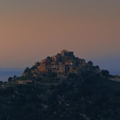 Sant'Antonino au coucher de soleil