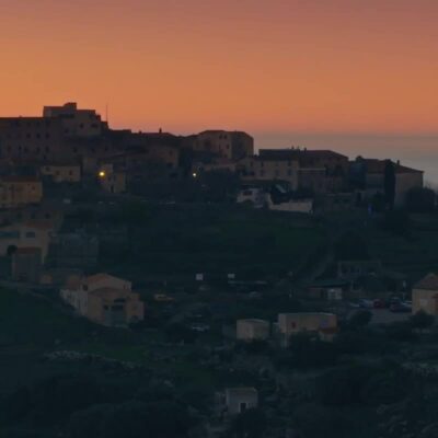 Sant'Antonino au coucher de soleil