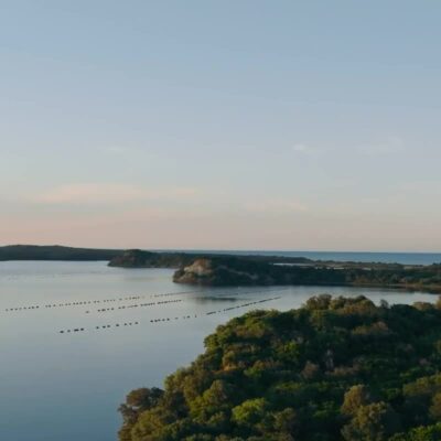 Etang de Diana au coucher de soleil
