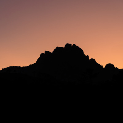 Aiguilles de Bavella au coucher de soleil