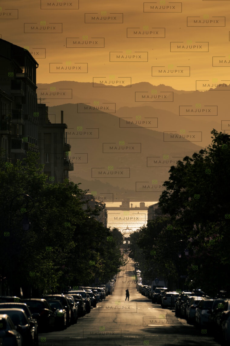 Cours Grandval Ajaccio lever de soleil