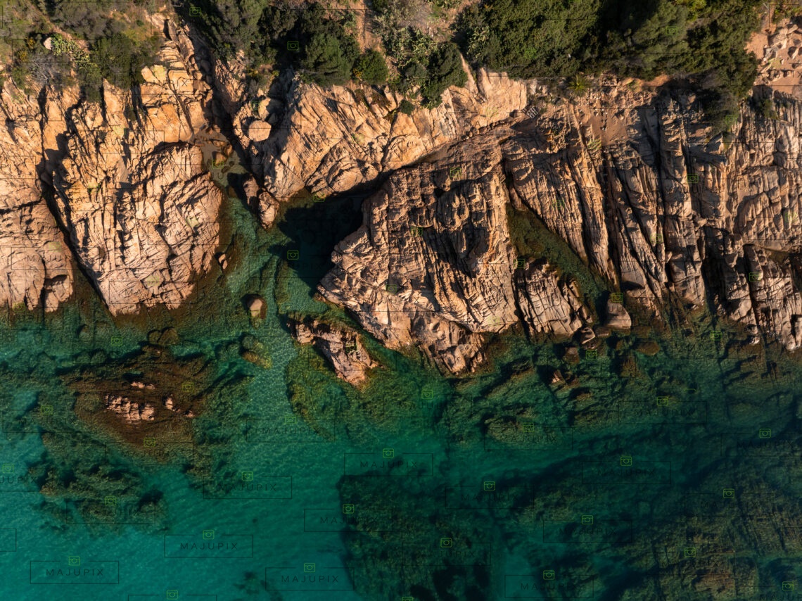 Crique Ajaccio drone
