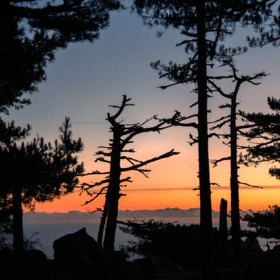 Bavella au lever de soleil