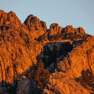 Les Aiguilles de Bavella au lever de soleil