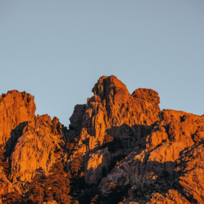 Les Aiguilles de Bavella au lever de soleil