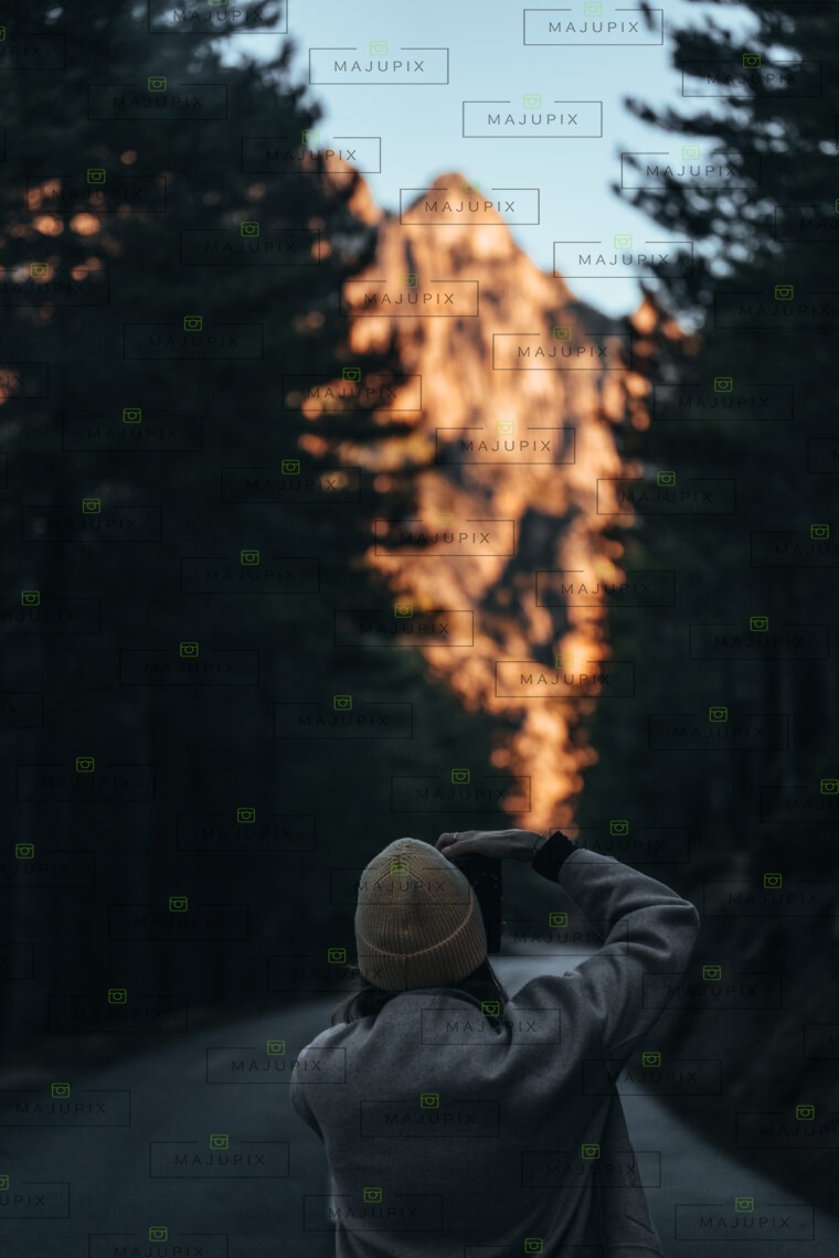 Route de Bavella au lever de soleil