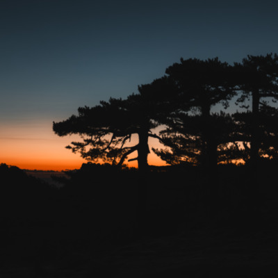 Bavella au lever de soleil