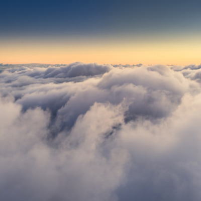 Bavella au coucher de soleil drone