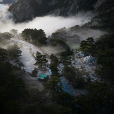 Col de Bavella au coucher de soleil