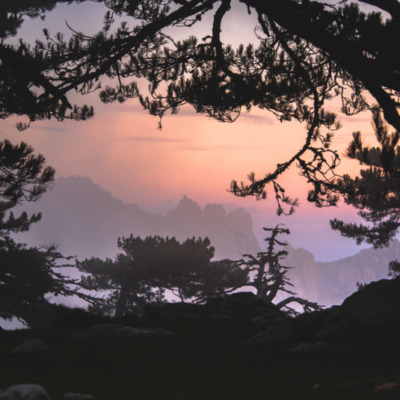 Bavella au lever de soleil