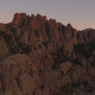 Aiguilles de Bavella au lever de soleil