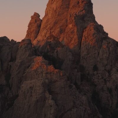Les aiguilles de Bavella au lever de soleil