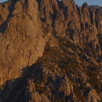 Les aiguilles de Bavella au lever de soleil