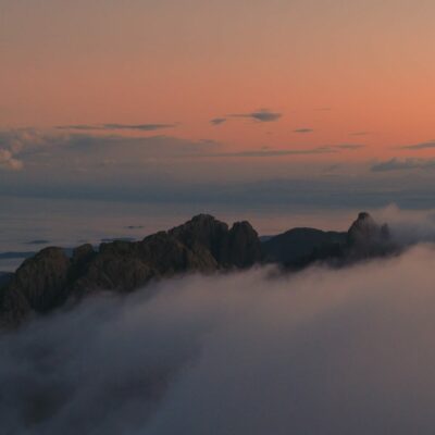 Aiguilles de Bavella au coucher de soleil