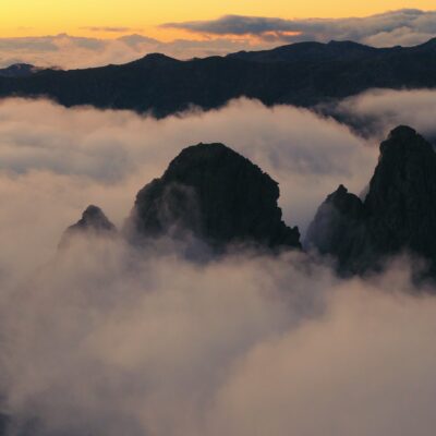 Aiguilles de Bavella au coucher de soleil