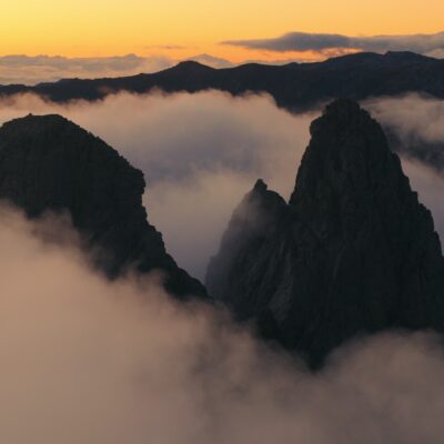 Aiguilles de Bavella au coucher de soleil