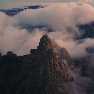 Aiguilles de Bavella au coucher de soleil