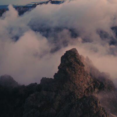 Aiguilles de Bavella au coucher de soleil