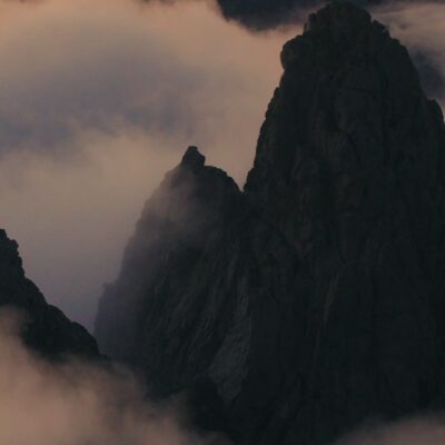 Aiguilles de Bavella au coucher de soleil