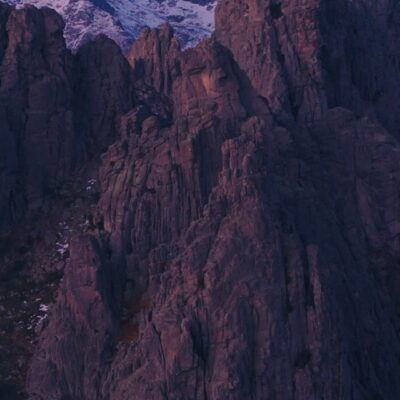 Aiguilles de Bavella au coucher de soleil