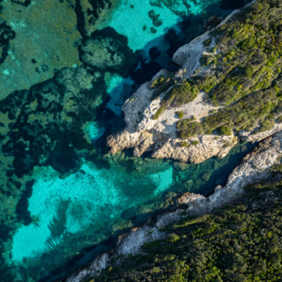 Anse du Fazzio Bonifacio drone