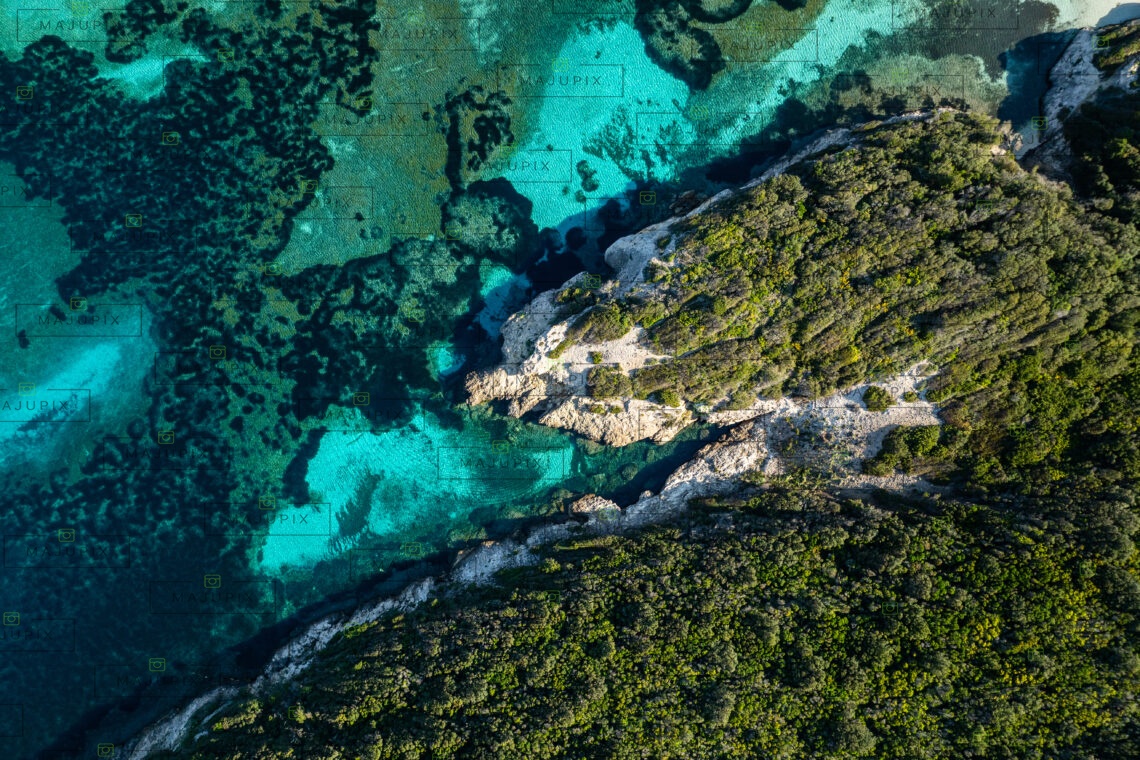 Anse du Fazzio Bonifacio drone
