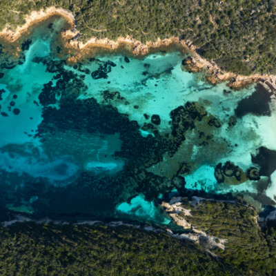 Anse du Fazzio Bonifacio drone
