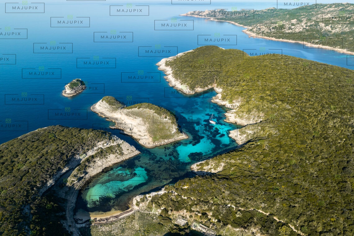 Anse du Fazzio Bonifacio drone