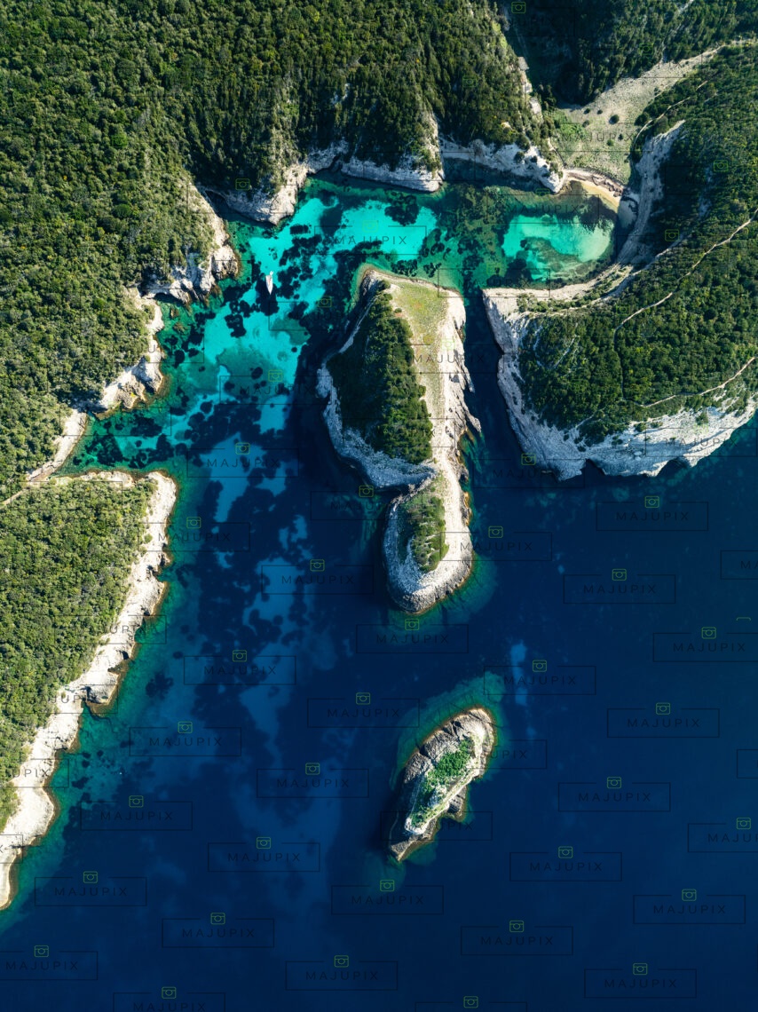 Anse du Fazzio Bonifacio drone