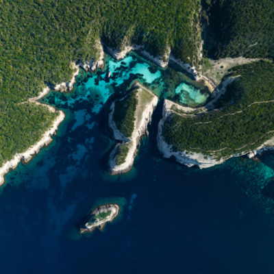 Anse du Fazzio Bonifacio drone