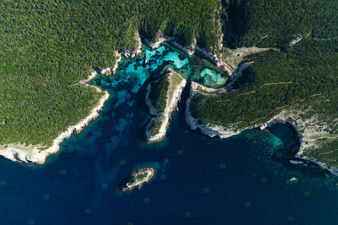 Anse du Fazzio Bonifacio drone