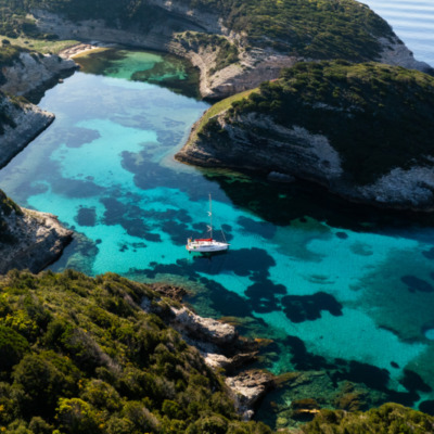 Anse du Fazzio Bonifacio drone