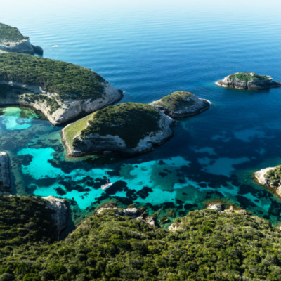 Anse du Fazzio Bonifacio drone