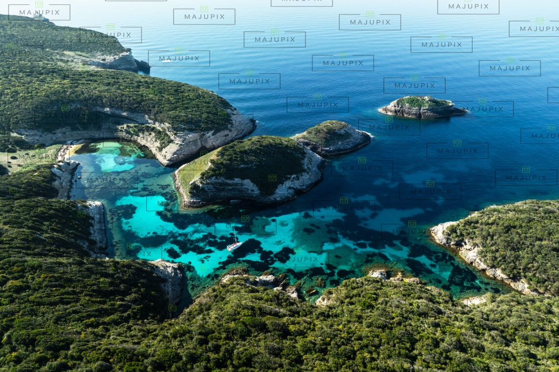 Anse du Fazzio Bonifacio drone