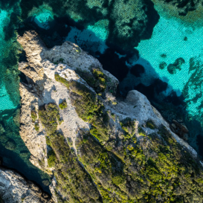 Anse du Fazzio Bonifacio drone