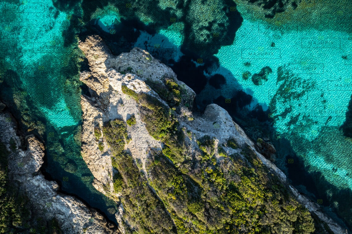 Anse du Fazzio Bonifacio drone